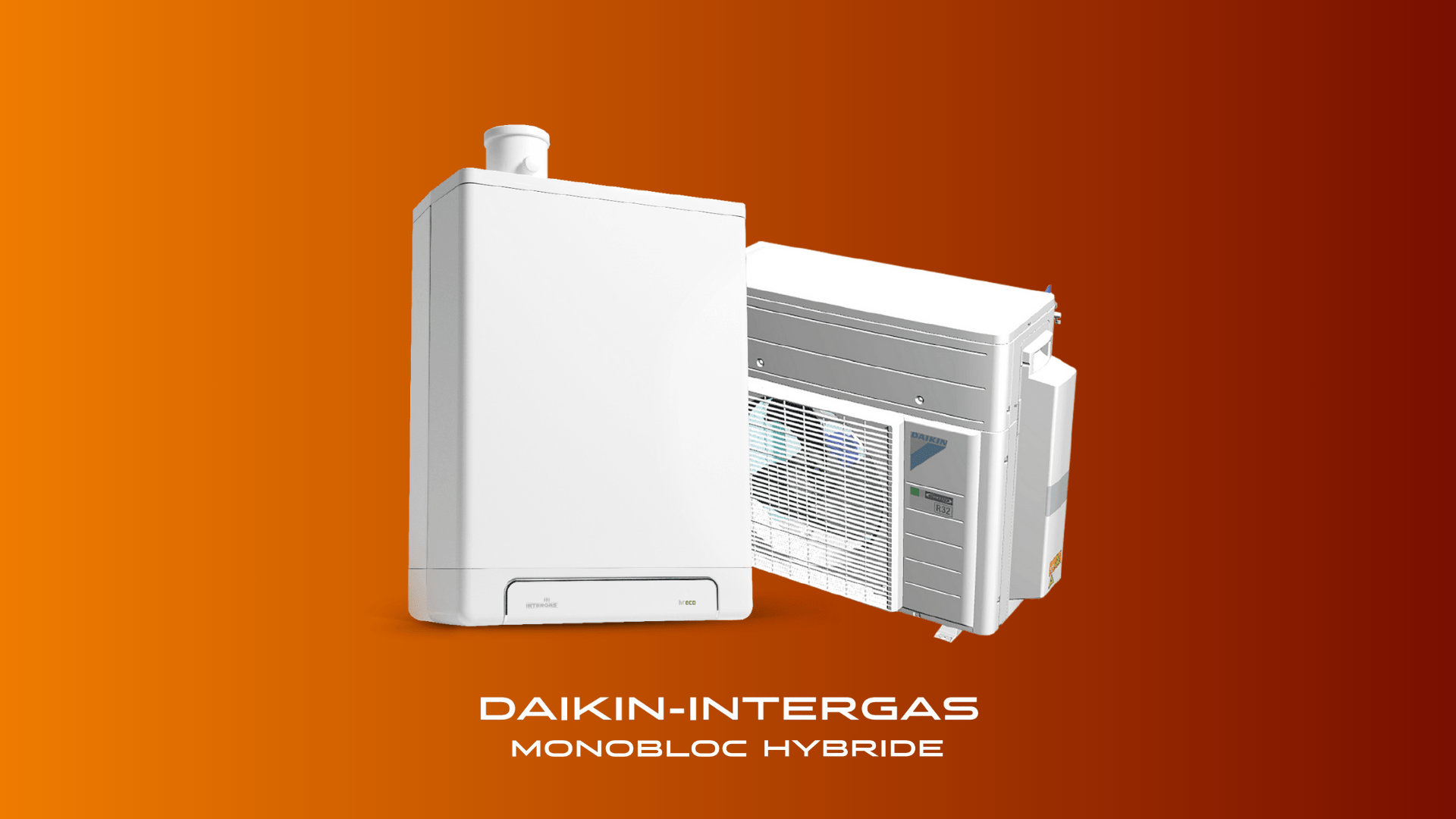 Daikin Intergas Hybride Monobloc Warmtepomp